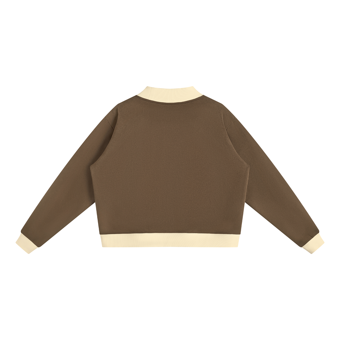 Harper Contrast Crop Sweatshirt | Premium 350 GSM
