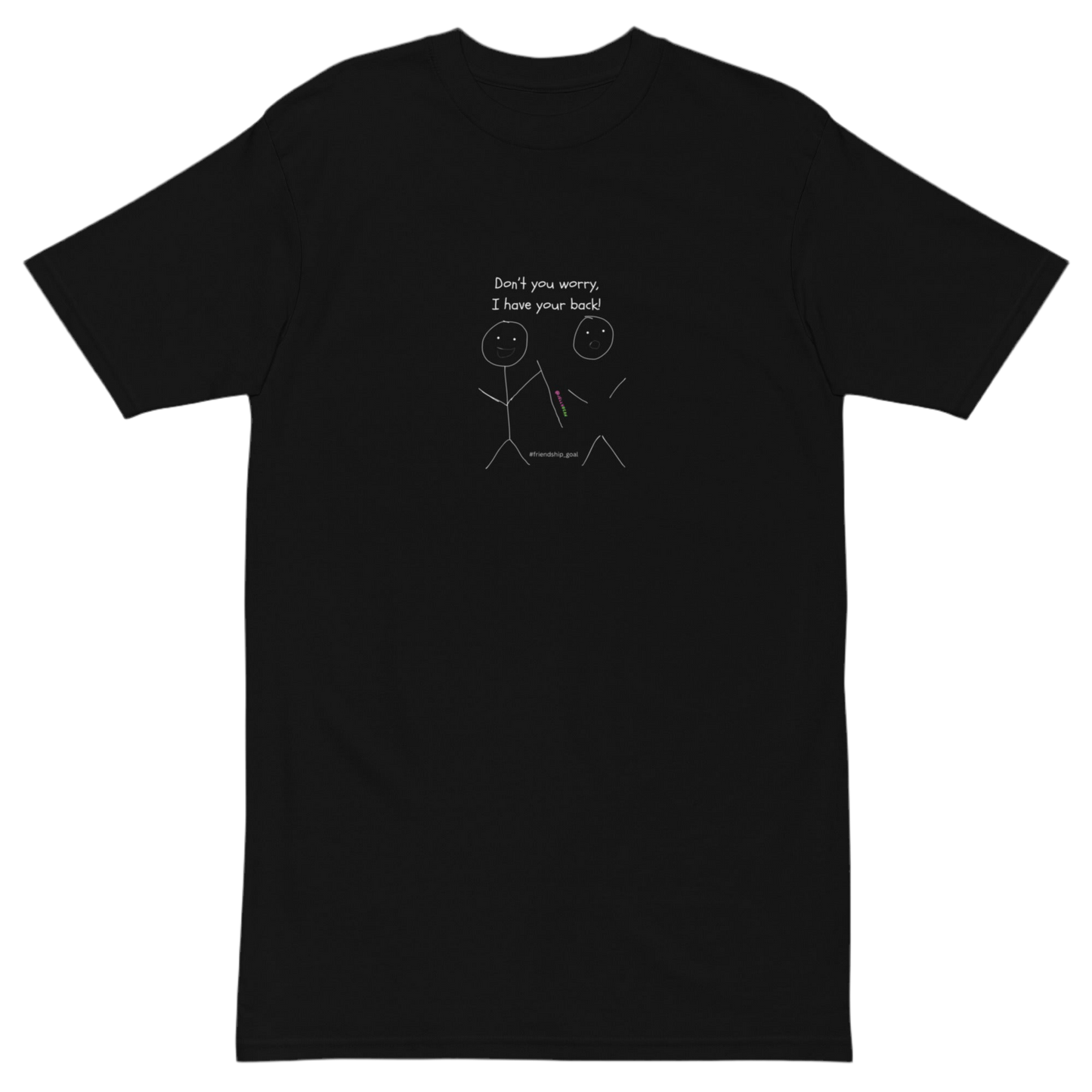 Friendship goals | UNISEX premium heavyweight tee