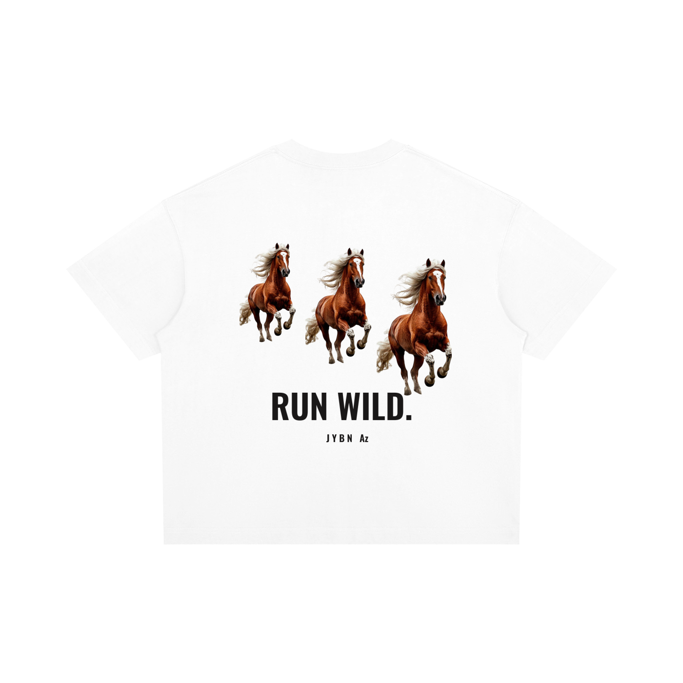 Run Wild | Unisex Boxy Drop Shoulder T-Shirt