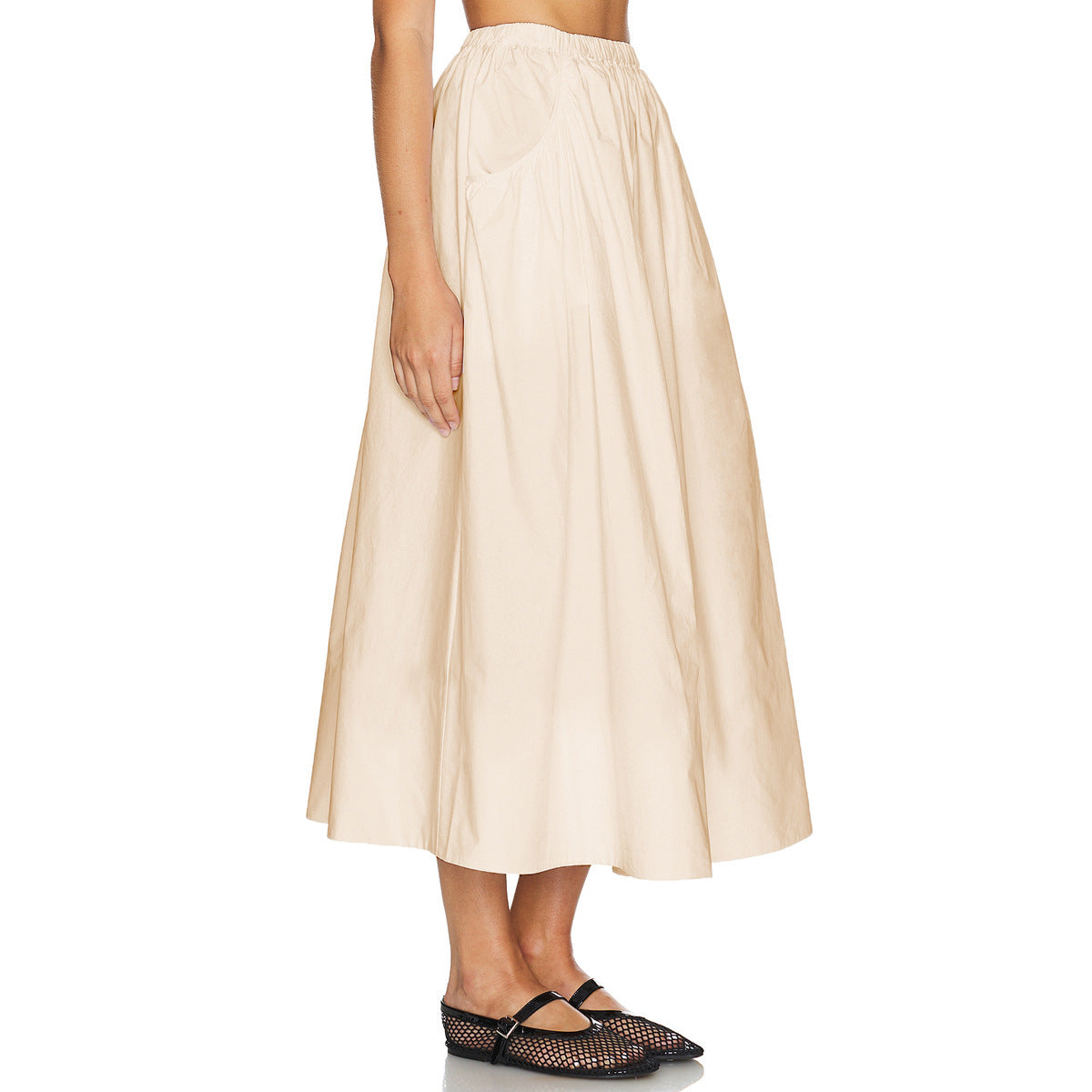 Simixoxo | Cotton Highwaist skirt (with pockets)
