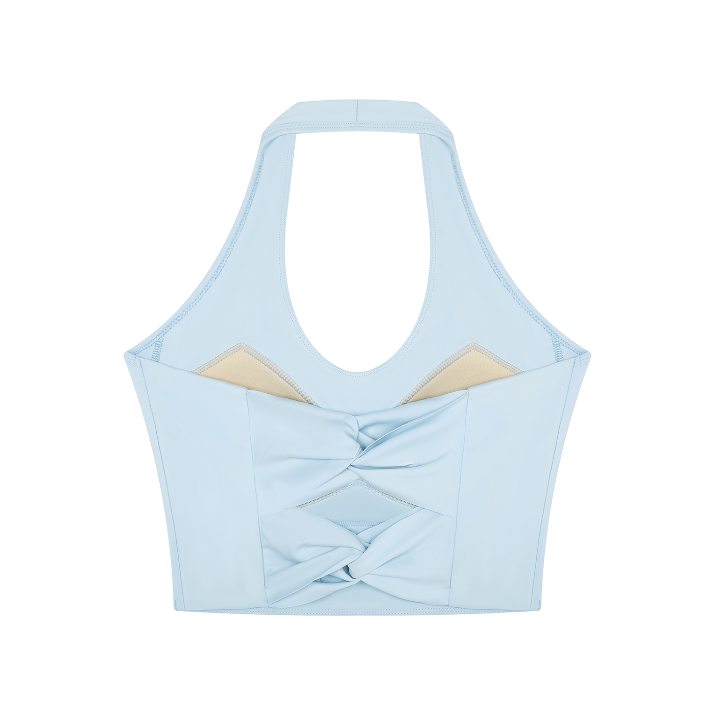 Lacey Halter Top | Women’s Lace-Up Back Sports Bra