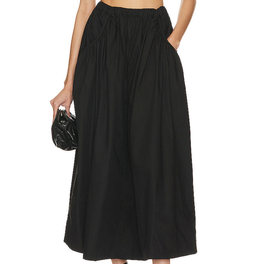 Simixoxo | Cotton Highwaist skirt (with pockets)
