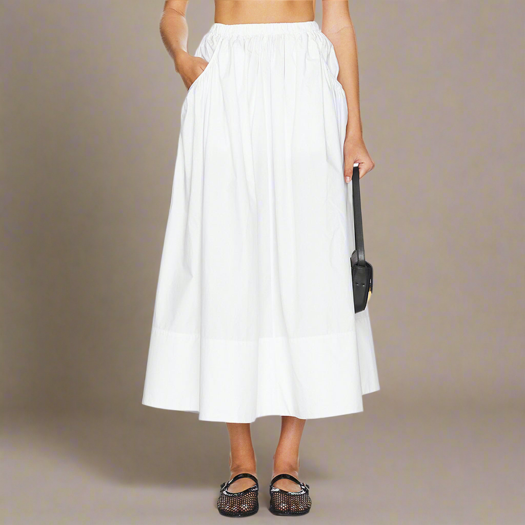Simixoxo | Cotton Highwaist skirt (with pockets)