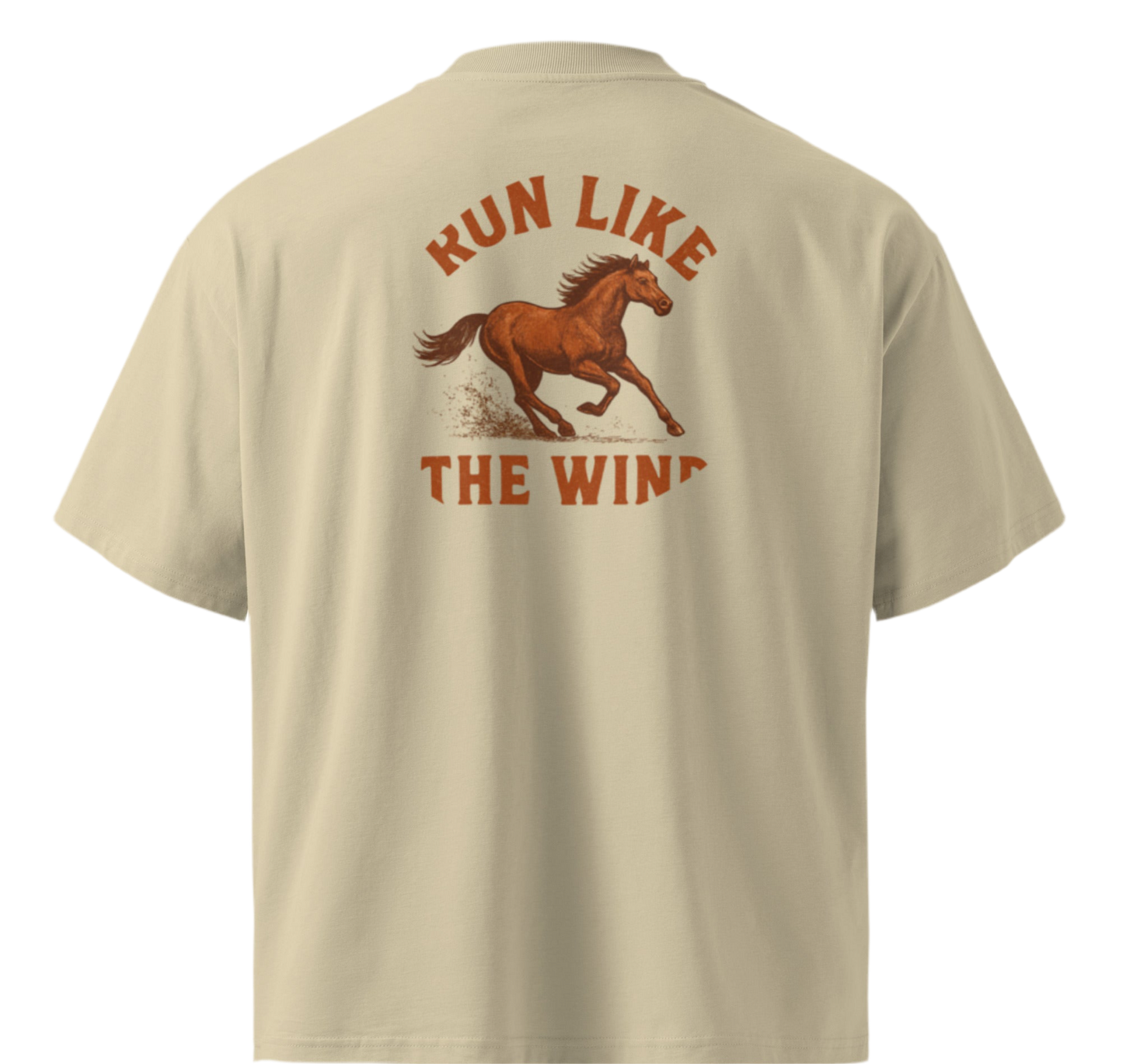 Run Like the Wind | Unisex oversized T-shirt