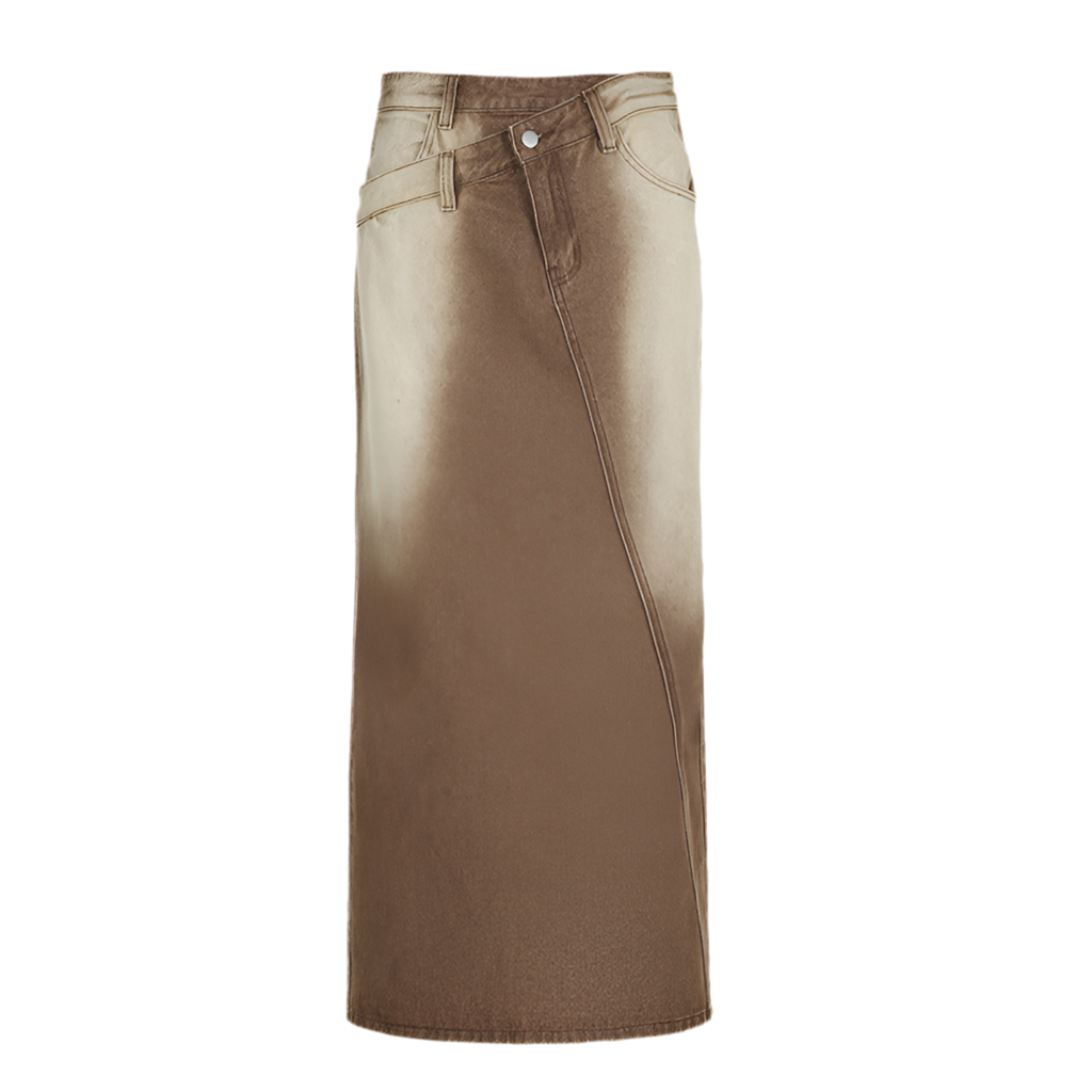 Irregular Waist Sheath Straight Dress