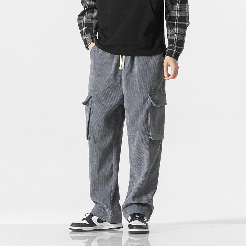 Colin Corduroy Pants Men with box pocket
