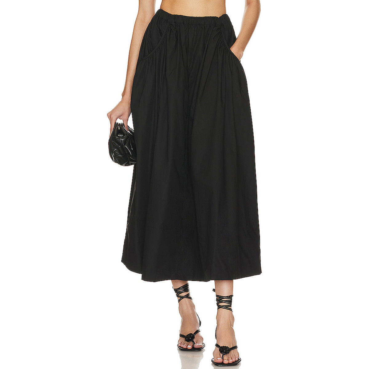 Simixoxo | Cotton Highwaist skirt (with pockets)