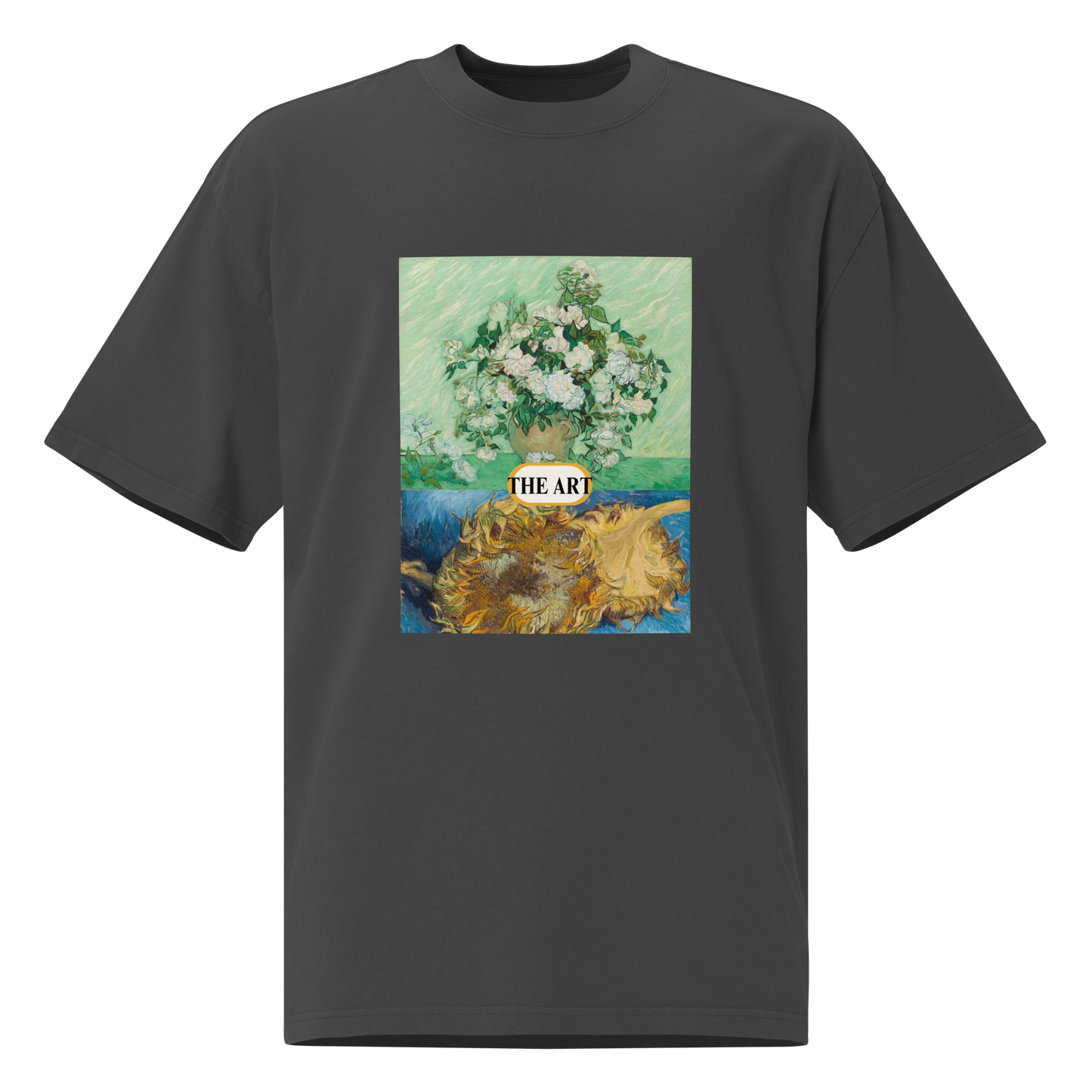 Oversized faded Cotton t-shirt: The ART