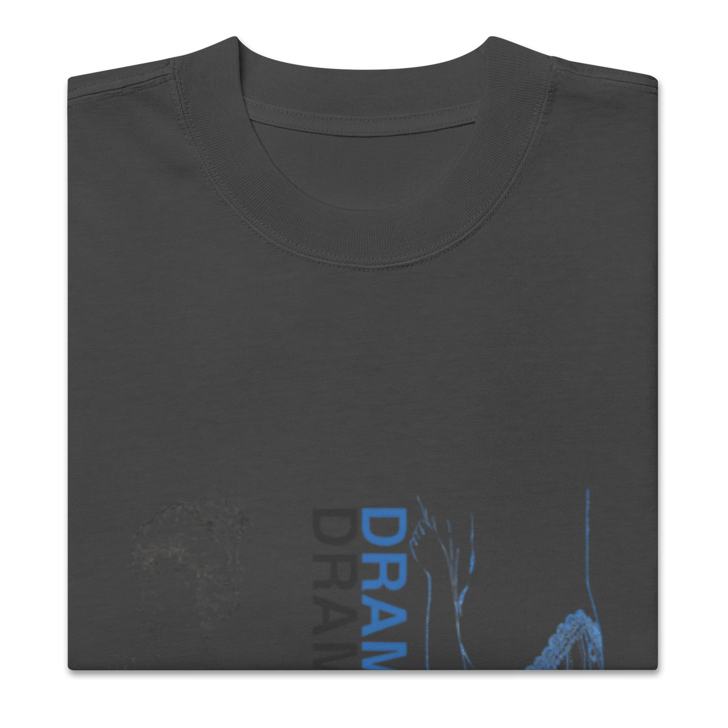 Oversized faded Cotton t-shirt: Drama