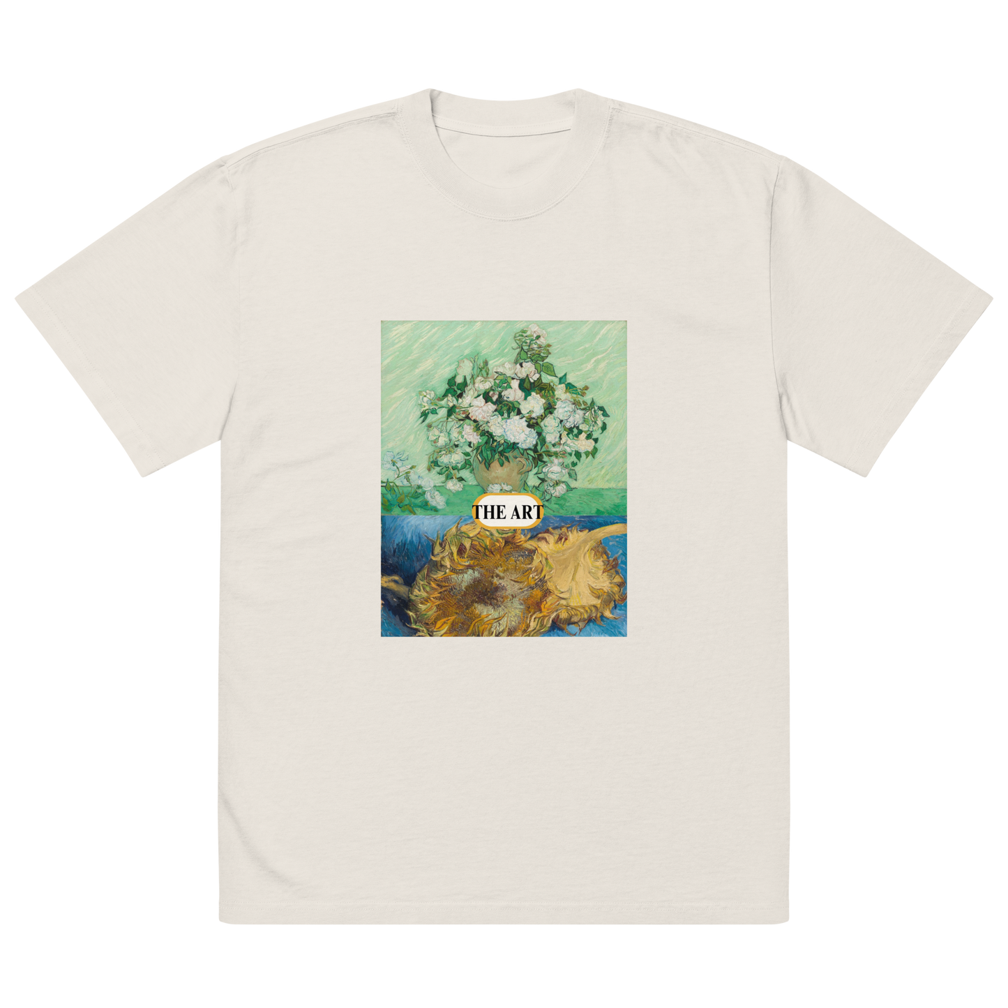 Oversized faded Cotton t-shirt: The ART