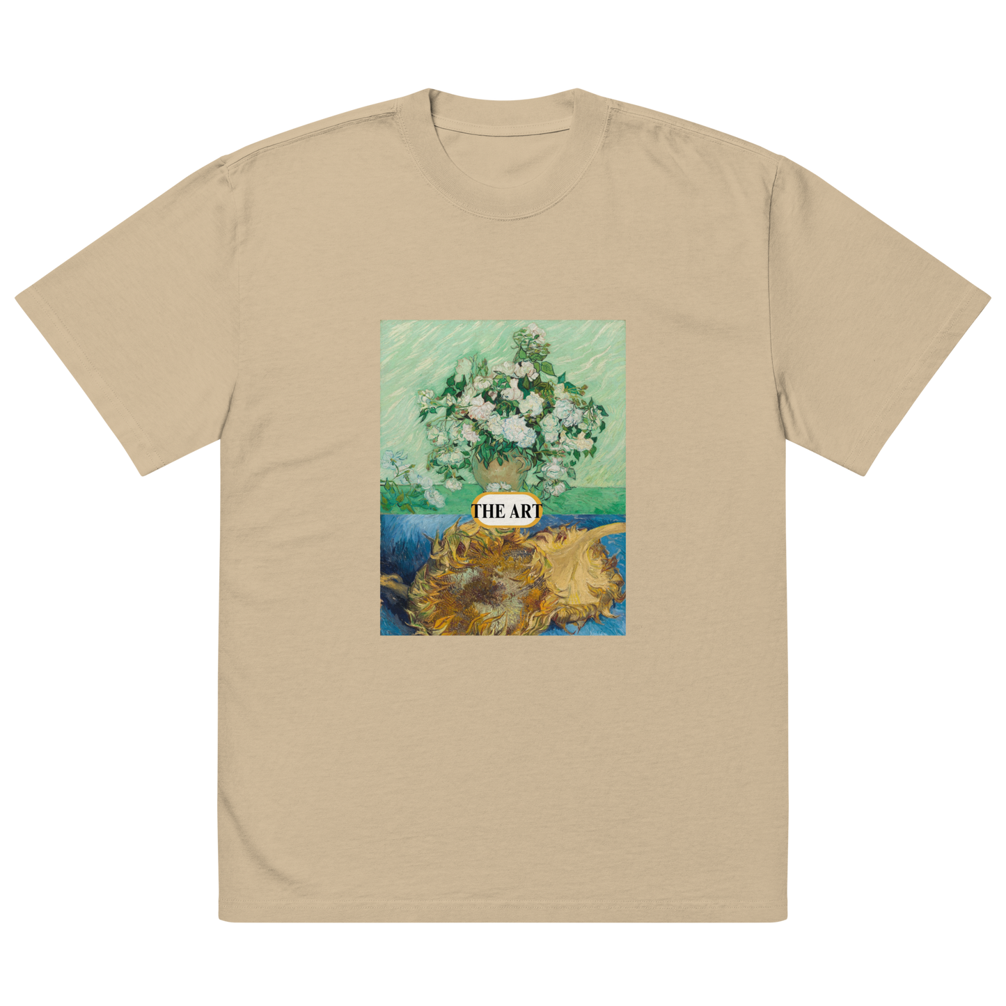 Oversized faded Cotton t-shirt: The ART