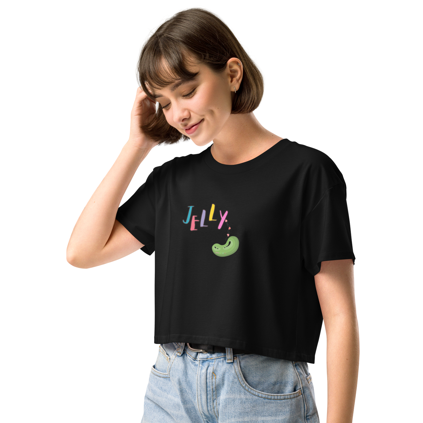Women’s crop top: Brand Logo