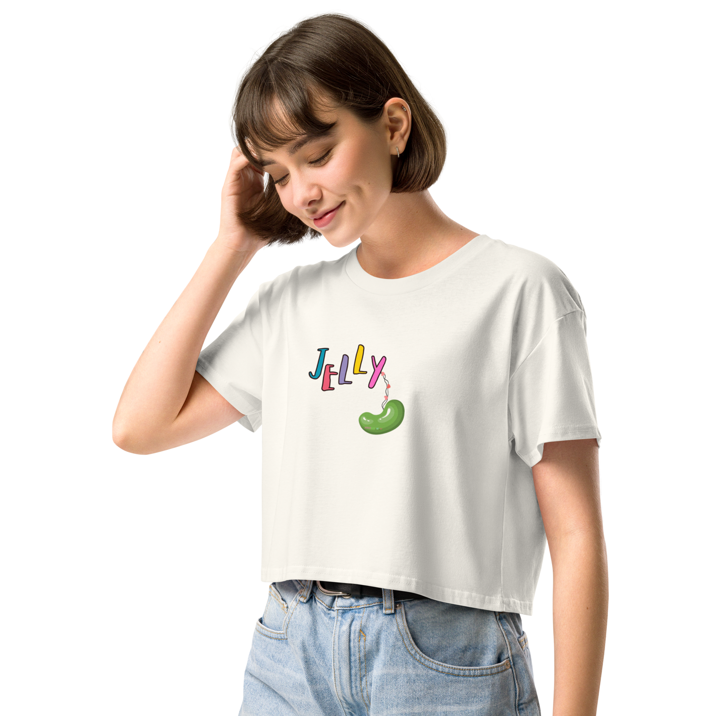 Women’s crop top: Brand Logo