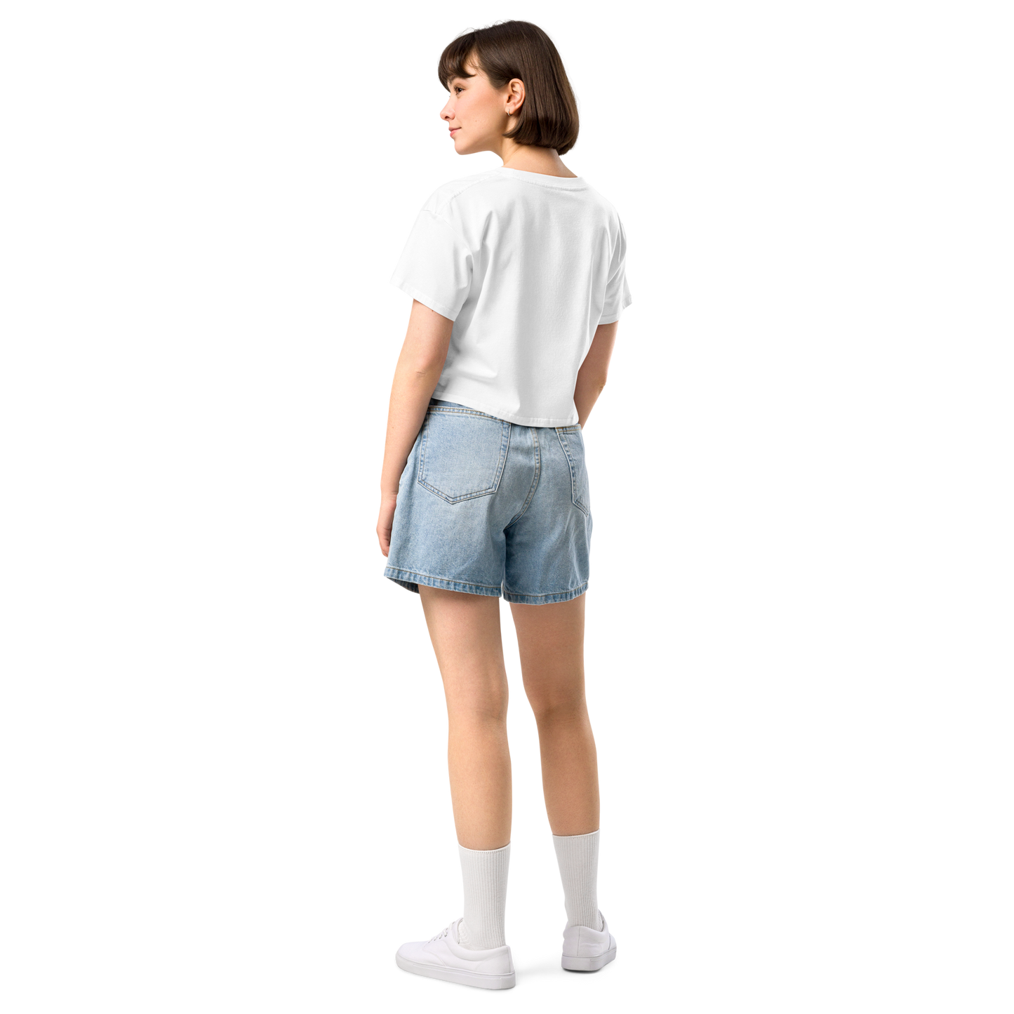 Women’s crop top: Brand Logo