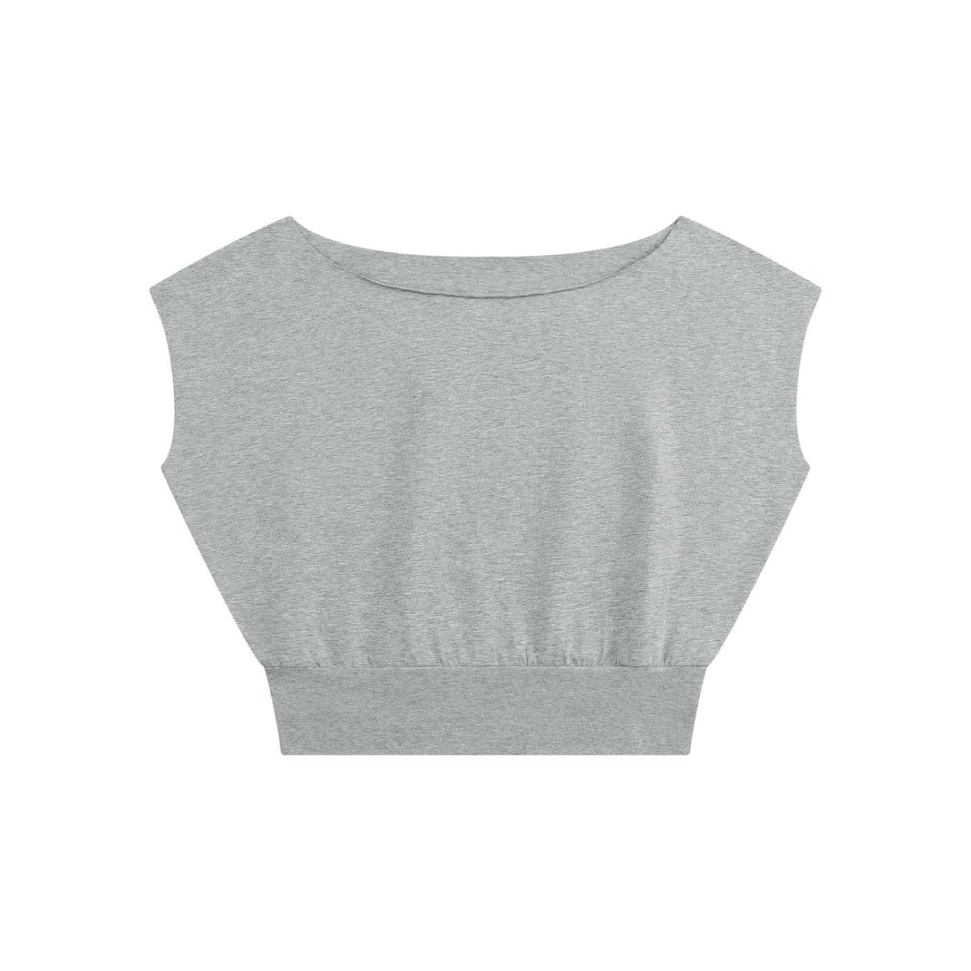 Mila Crop Tee | Women’s Boatneck Gathered T-Shirt