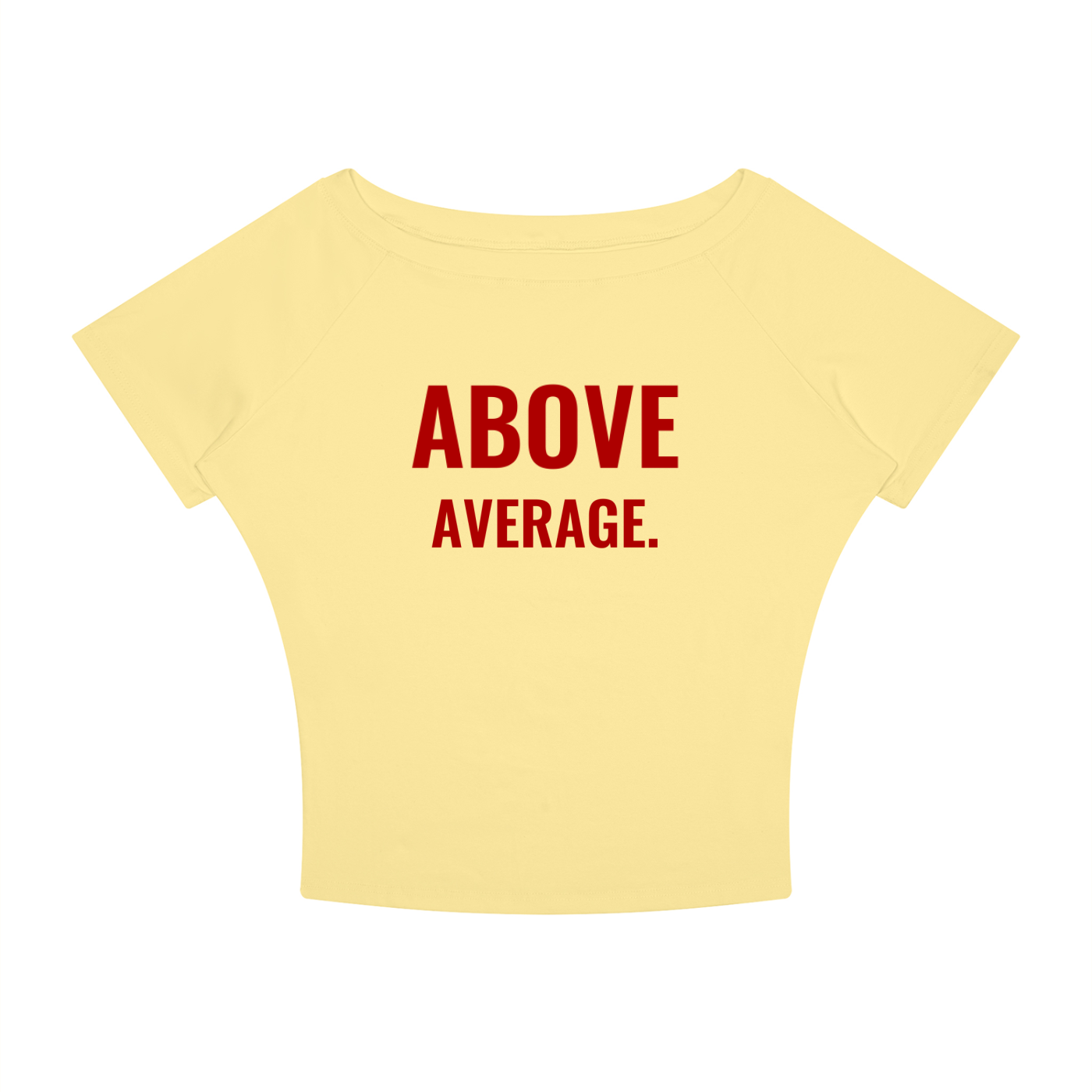 Above Average Boatneck Tee | Women’s Relaxed Off-Shoulder Cotton T-Shirt
