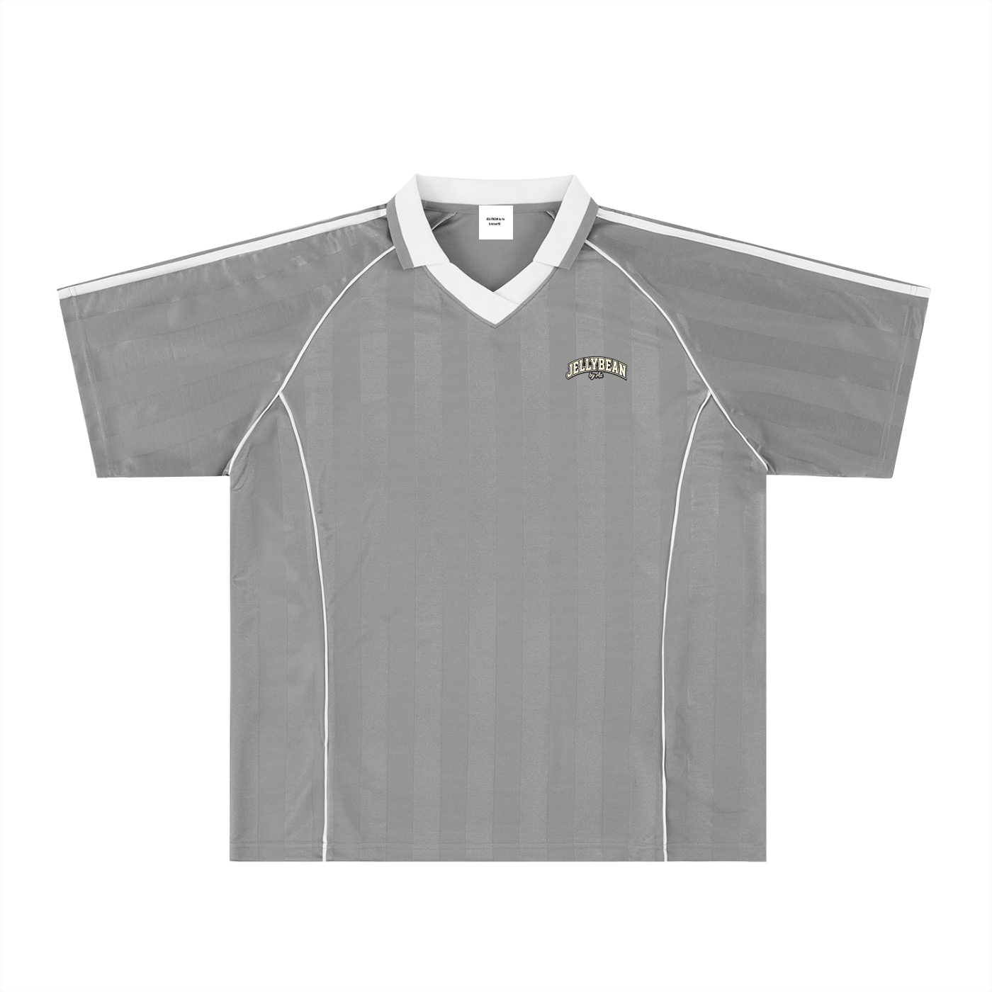 Shadow Stripe Collared Soccer Jersey | Unisex Oversized Jersey