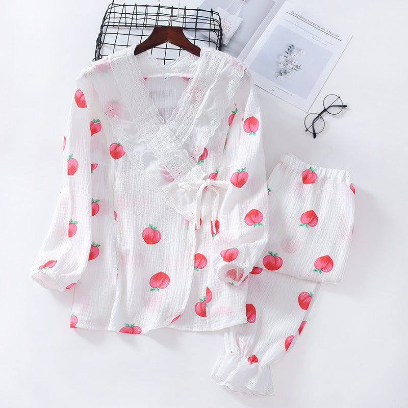 Strawberry/Peach Pajamas Set