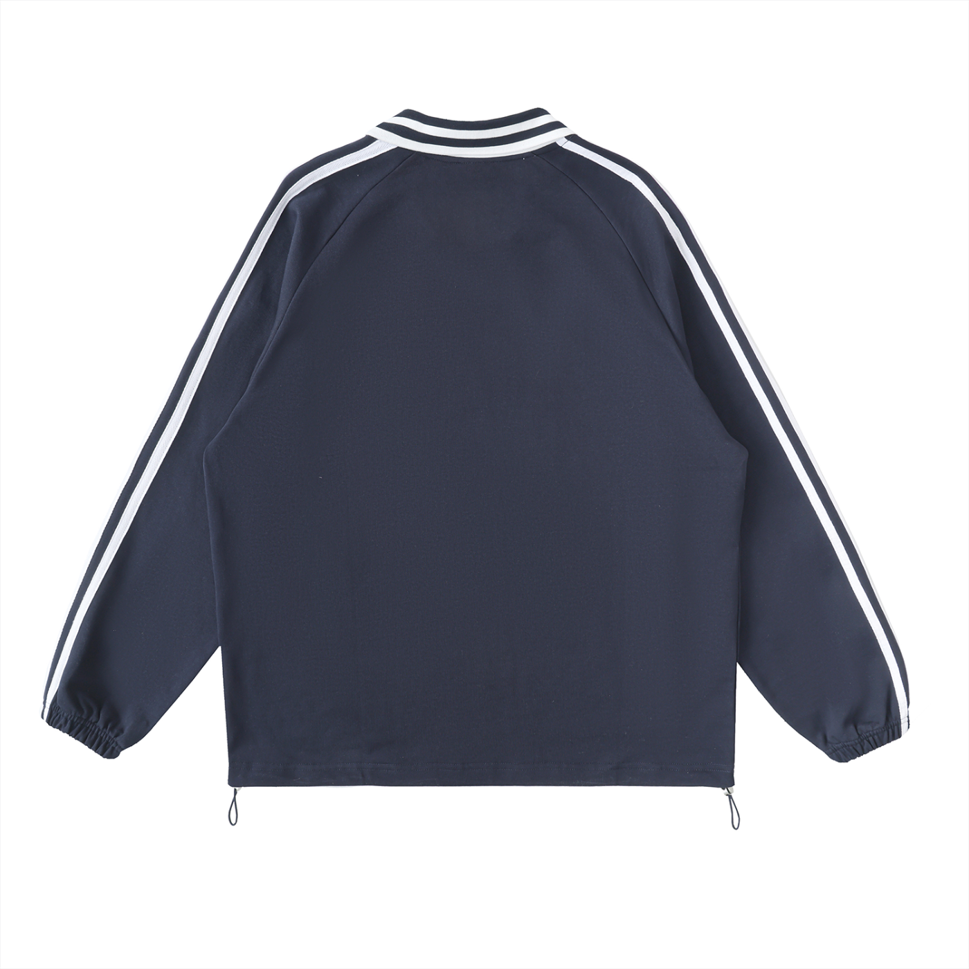 Double Take Collared Unisex Sweatshirt