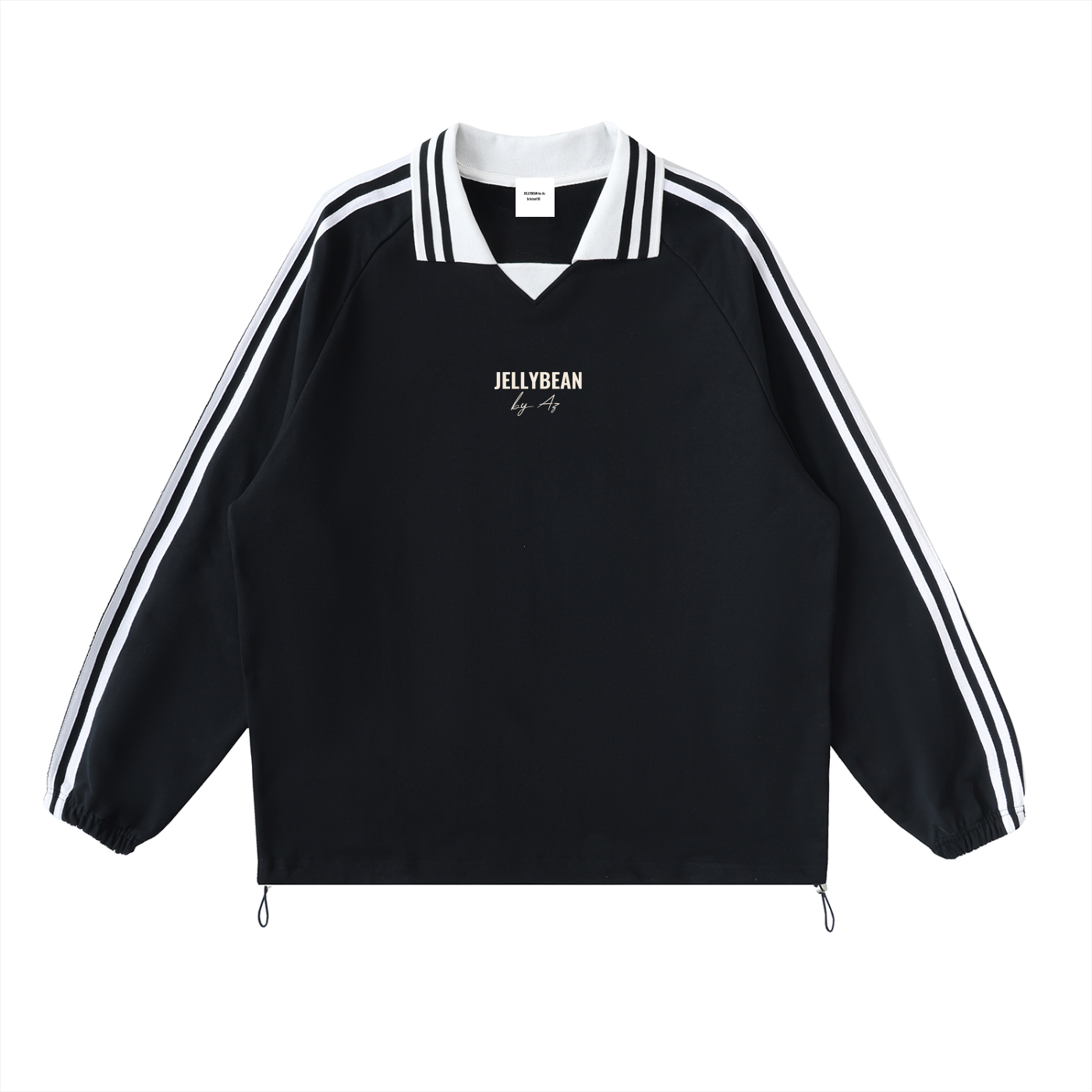 Double Take Collared Unisex Sweatshirt