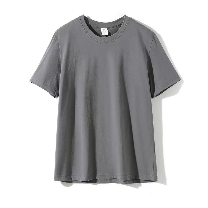 Round Neck Men's Short-sleeves Plain T-shirt