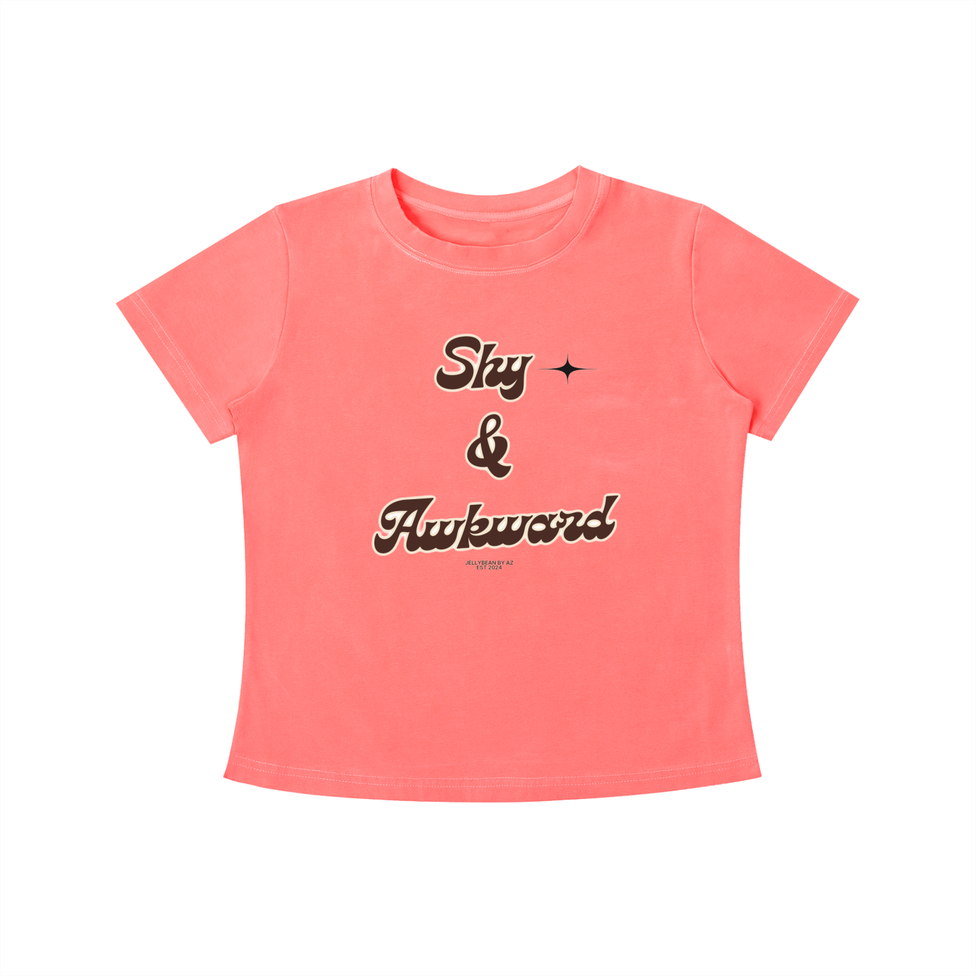 Shy & Awkward Tee | Women’s Vintage Wash Baby Tee