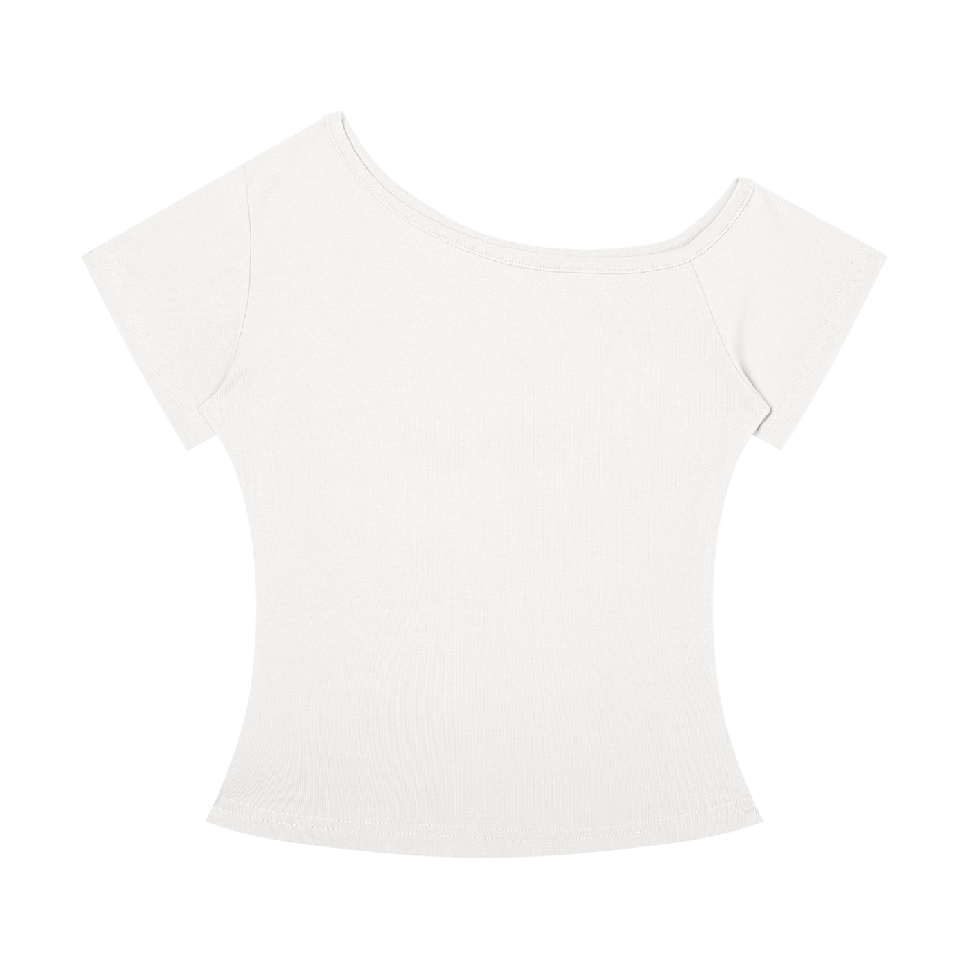 Sienna Tee | Women’s Off-Shoulder Fitted T-Shirt
