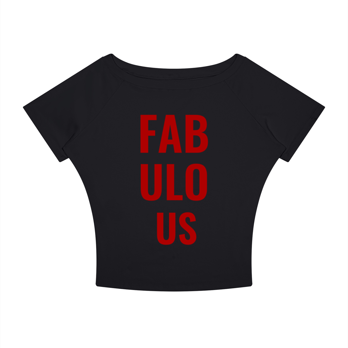 Fabulous Boatneck Tee | Women’s Relaxed Off-Shoulder Cotton T-Shirt