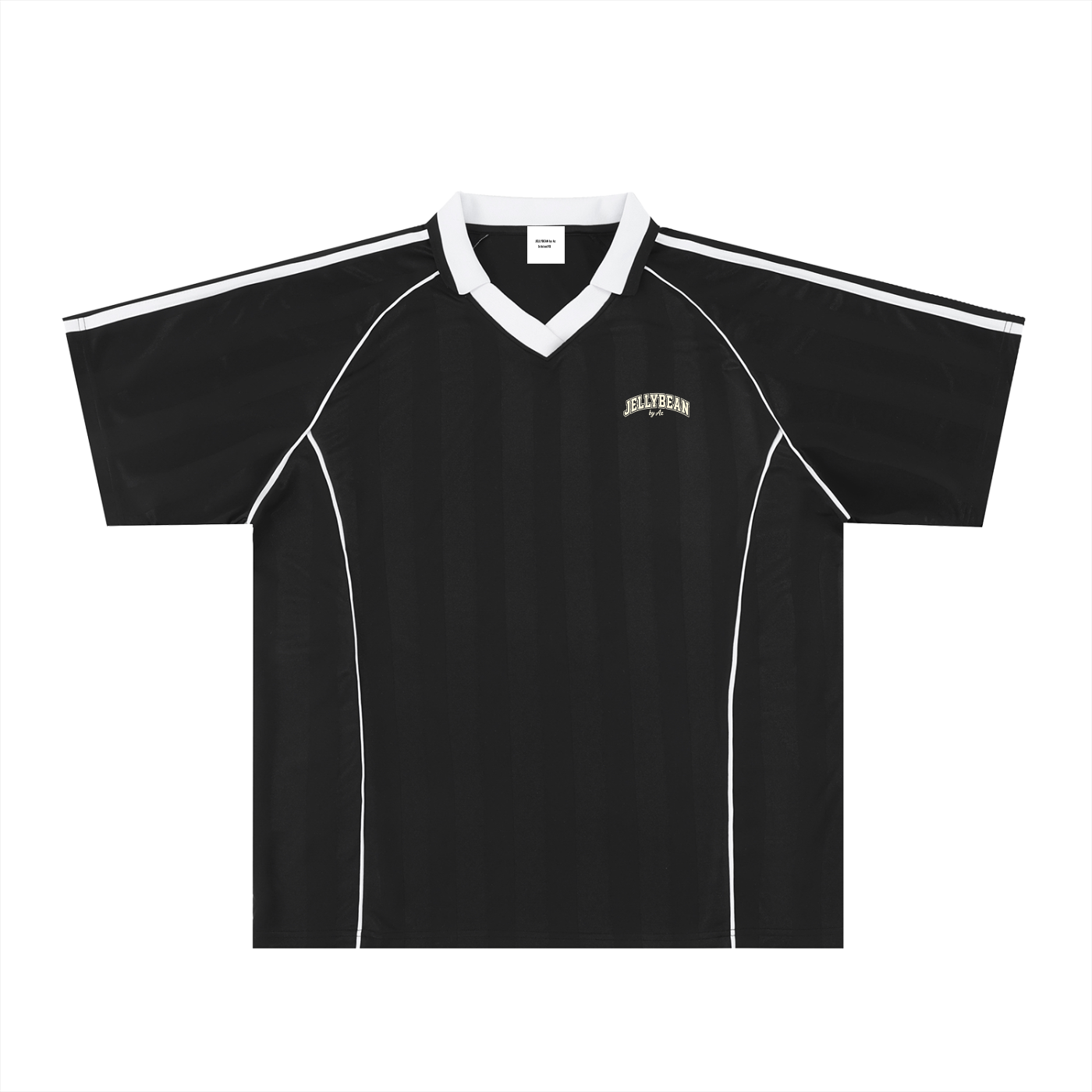 Shadow Stripe Collared Soccer Jersey | Unisex Oversized Jersey
