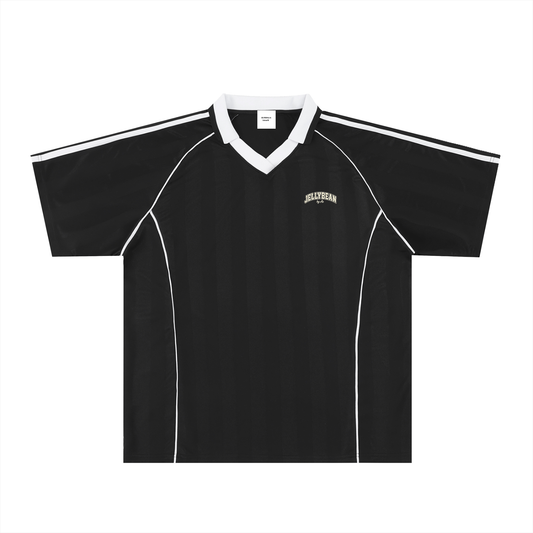 Shadow Stripe Collared Soccer Jersey | Unisex Oversized Jersey