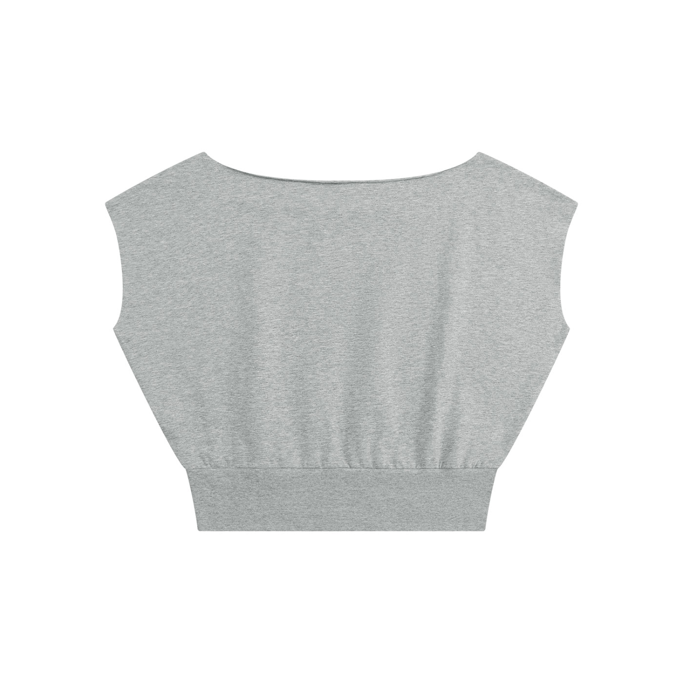 Mila Crop Tee | Women’s Boatneck Gathered T-Shirt