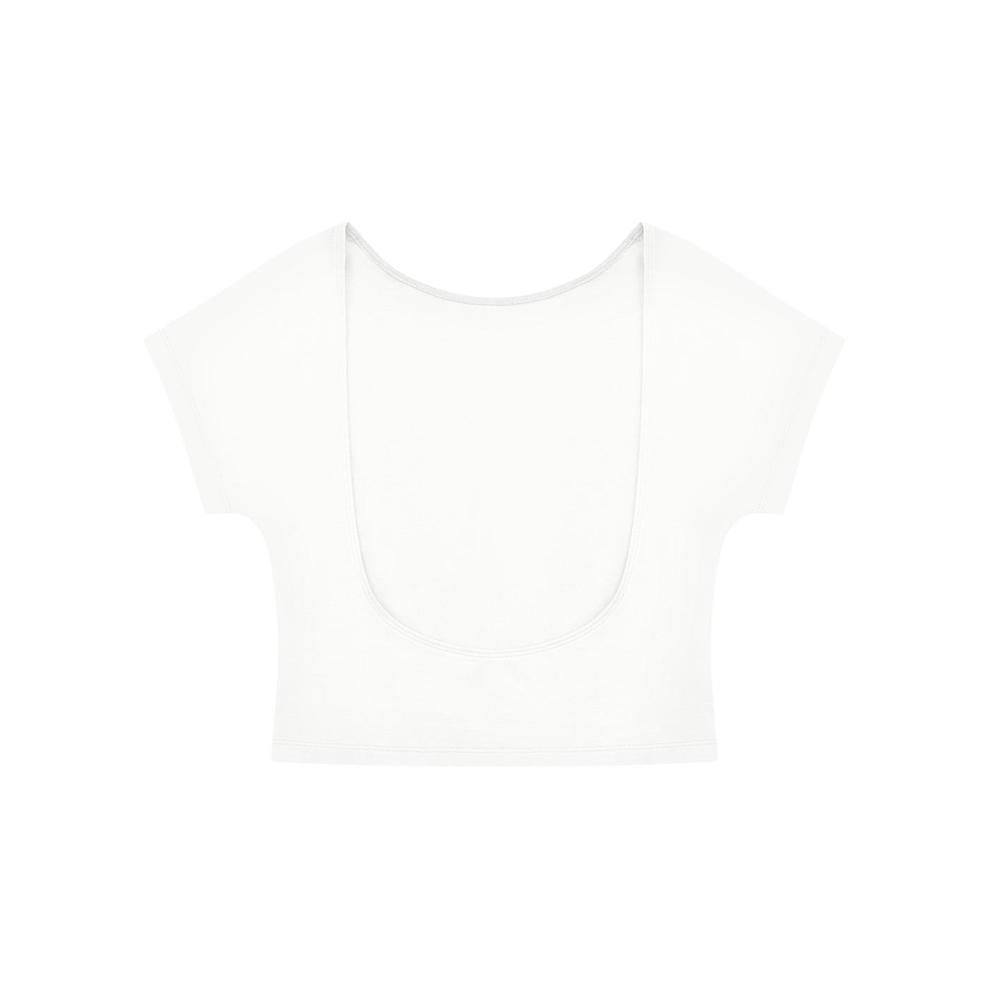 Amelie Tee | Women’s Open Back Fitted Crop Top