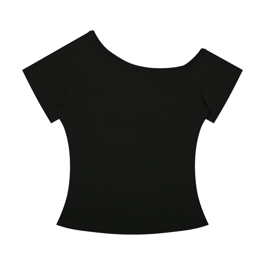 Sienna Tee | Women’s Off-Shoulder Fitted T-Shirt