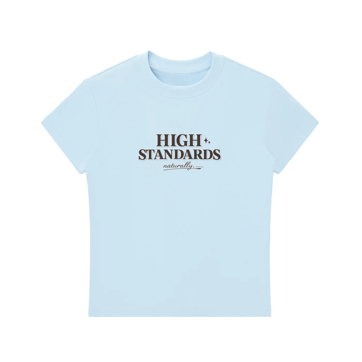 HIGH STANDARDS Tee | Women’s Premium Bodycon Cotton T-Shirt