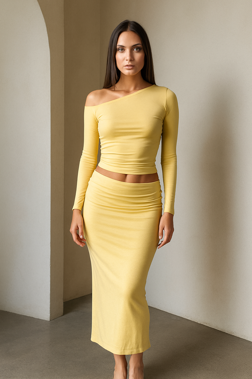 Butter Bloom Set – Slim Fit Two-Piece