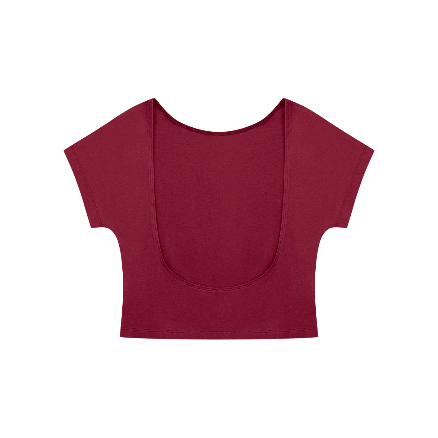 Amelie Tee | Women’s Open Back Fitted Crop Top