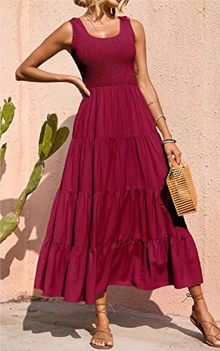 Harriet Dresses | Sleeveless Tiered Maxi Dress