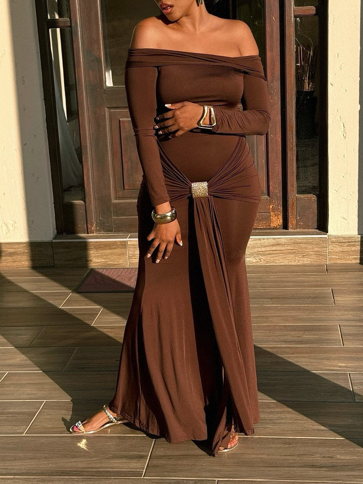 Miss Brown | Long sleeved dress