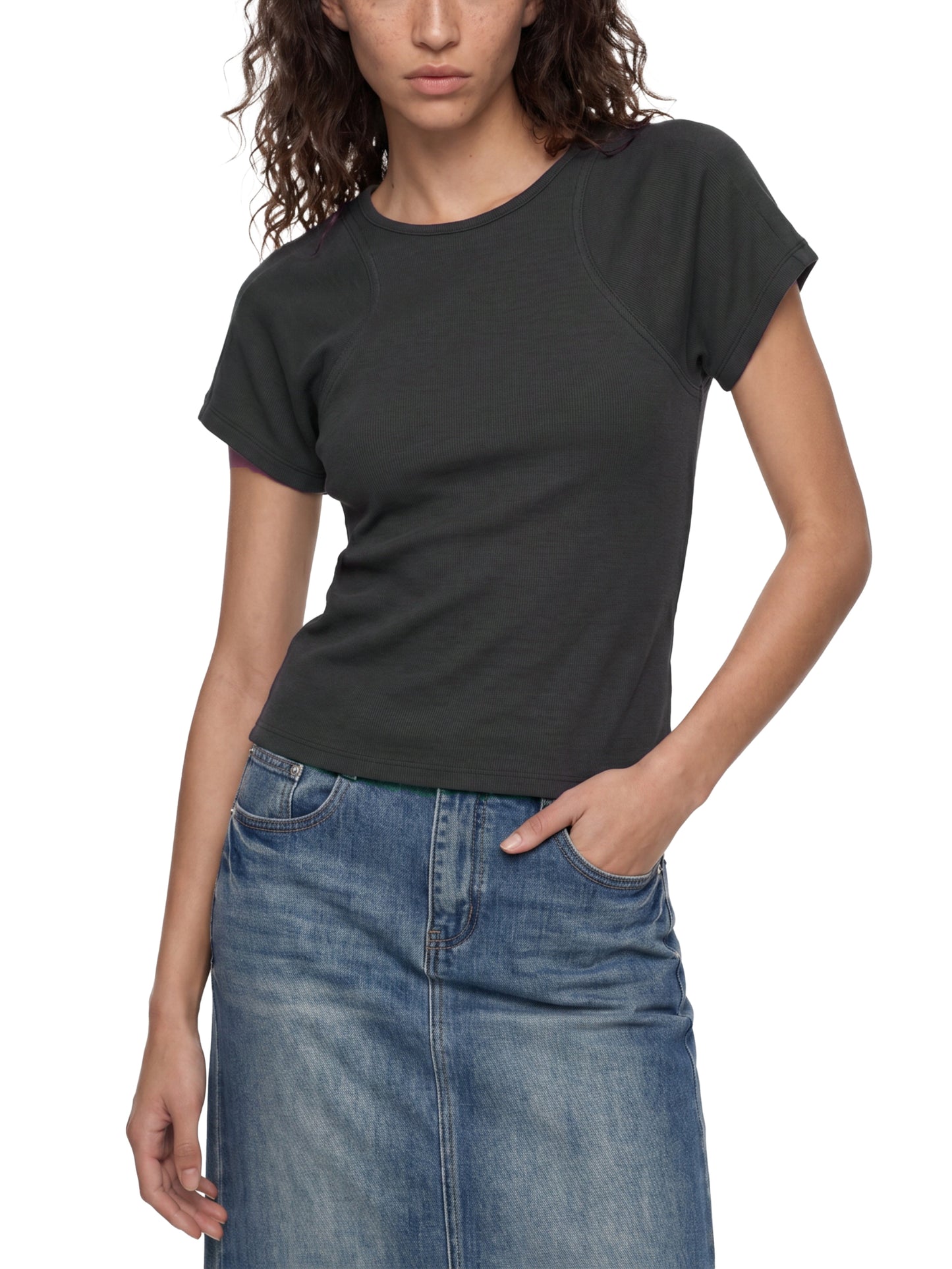 Contour Tee | Women’s Slim Fit Panel T-Shirt