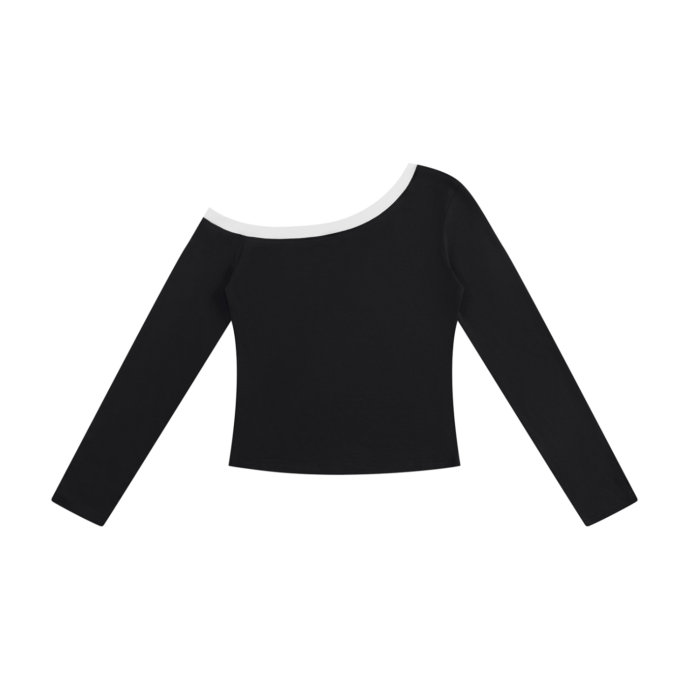 Women’s Color Block Off-the-Shoulder T-Shirt