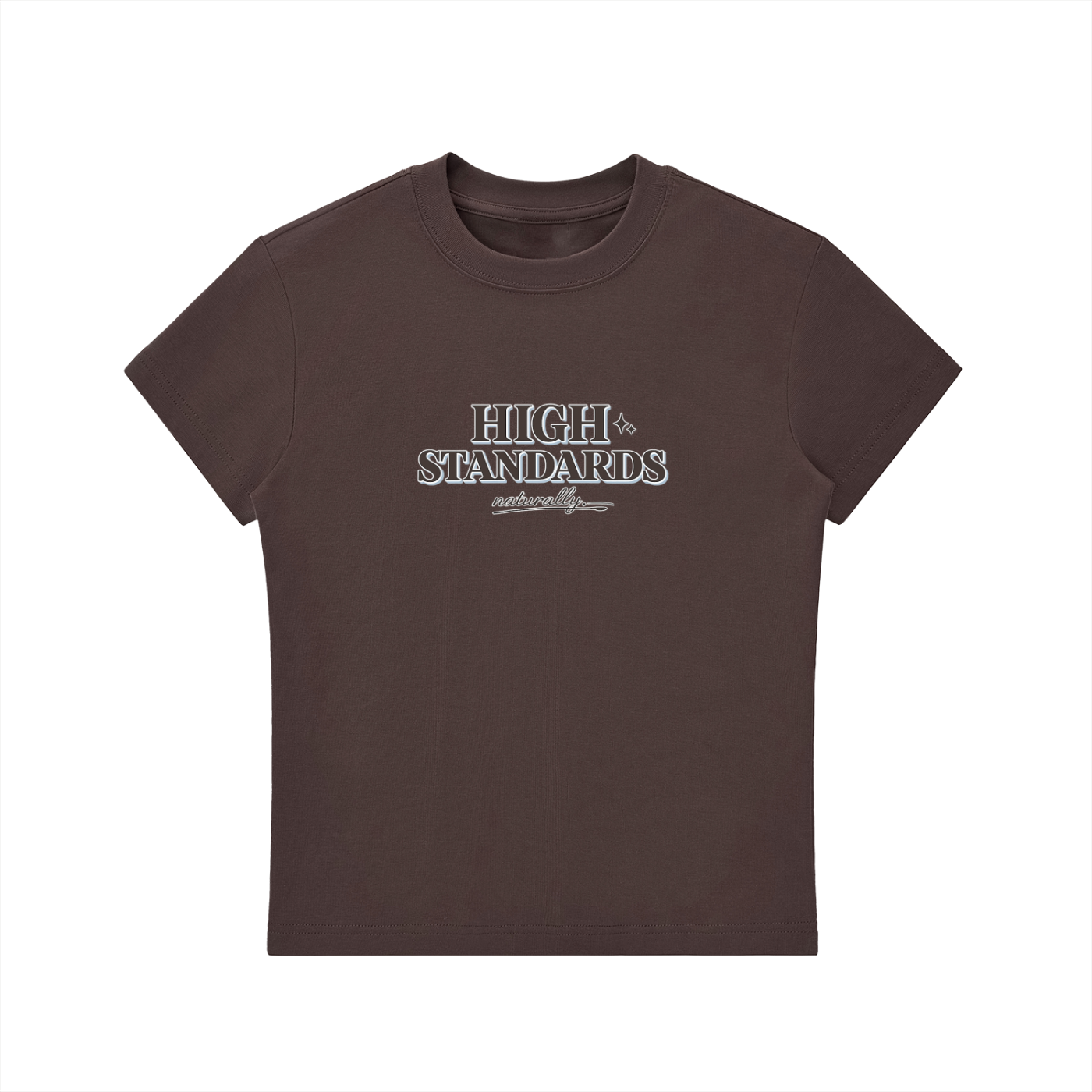 HIGH STANDARDS Tee | Women’s Premium Bodycon Cotton T-Shirt