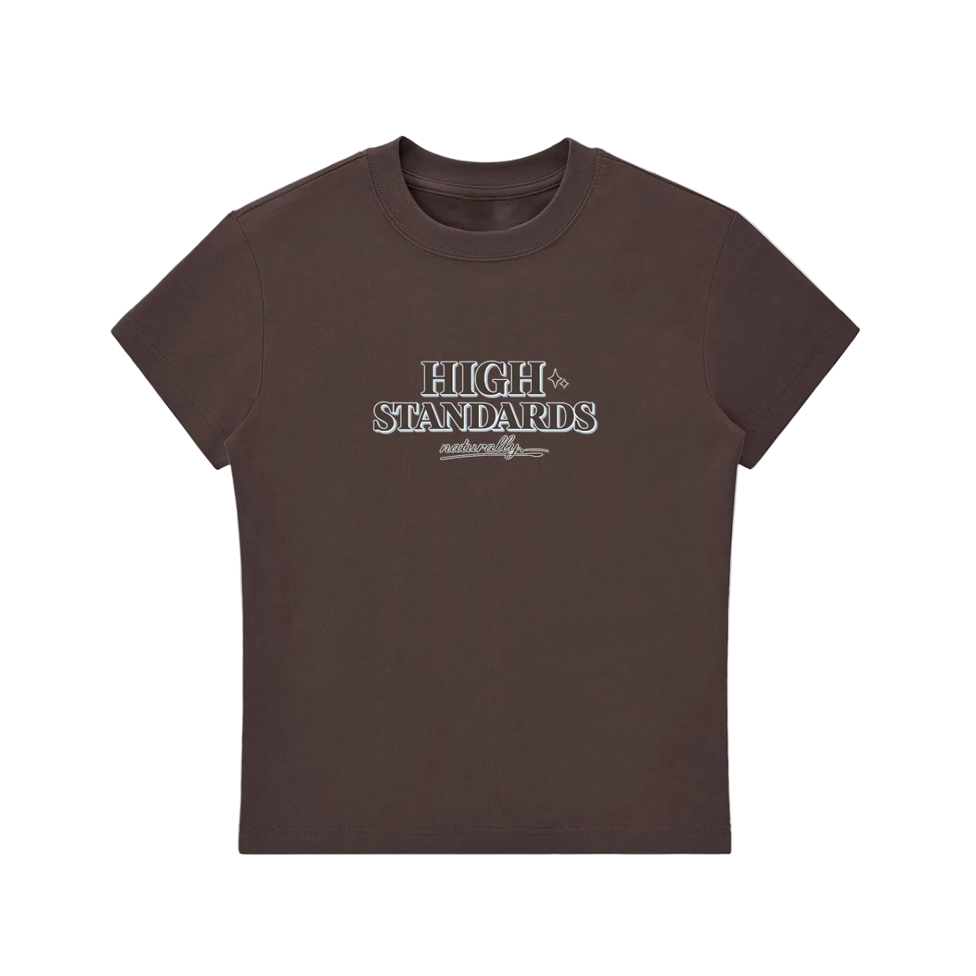 HIGH STANDARDS Tee | Women’s Premium Bodycon Cotton T-Shirt