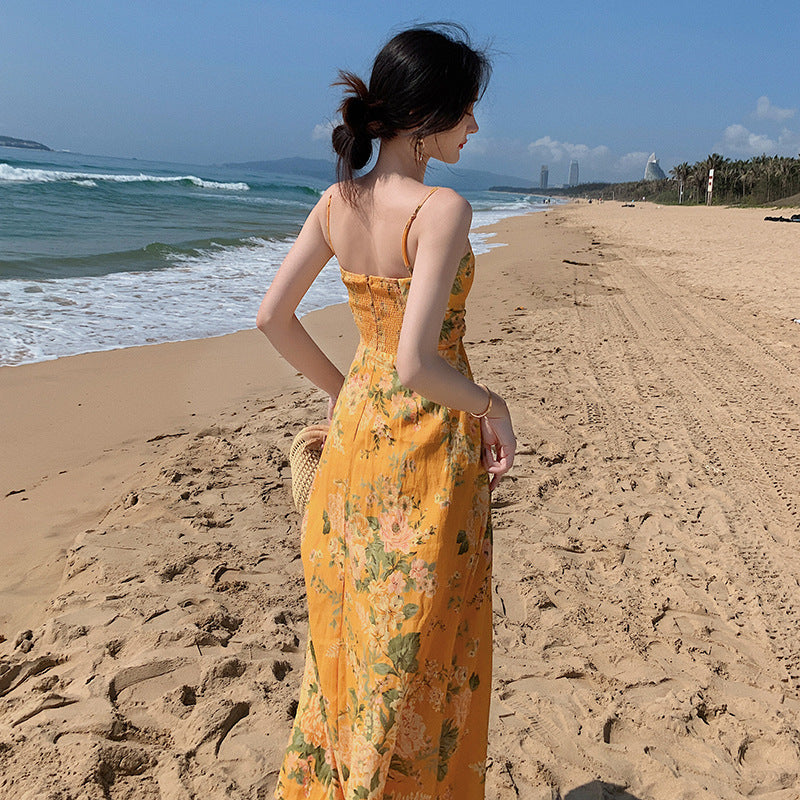 Miss summer | Yellow beach dress