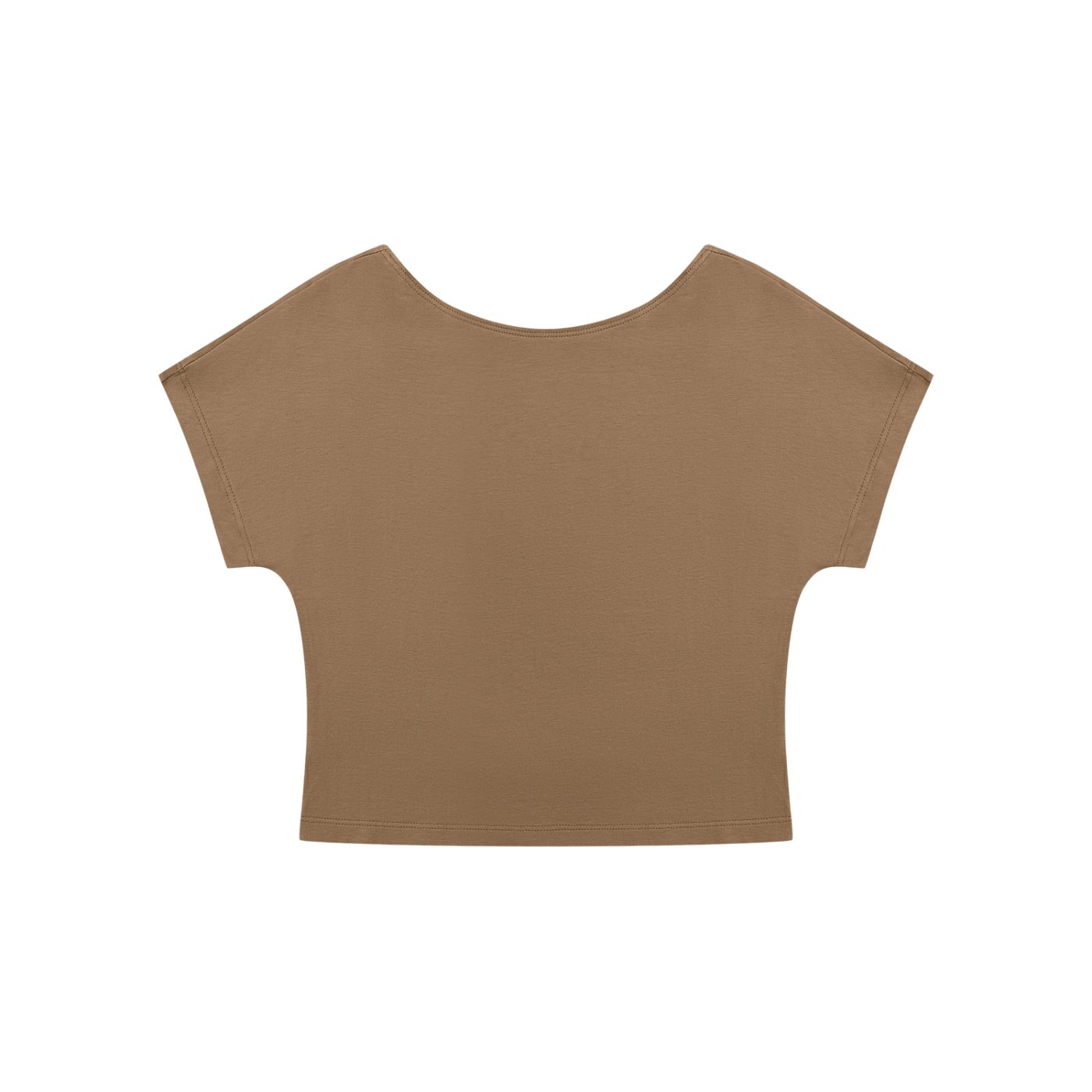 Amelie Tee | Women’s Open Back Fitted Crop Top