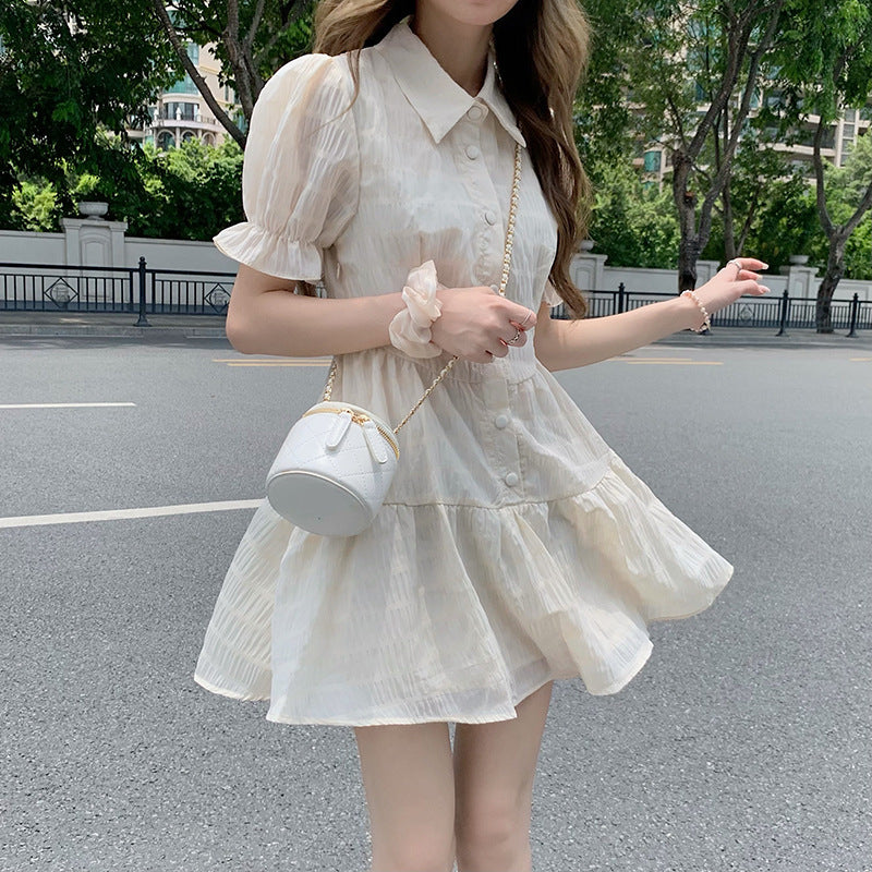 Women's Petal Sleeve Dress