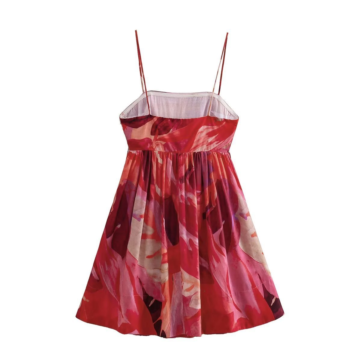 Small Pleated Floral Sling Dress