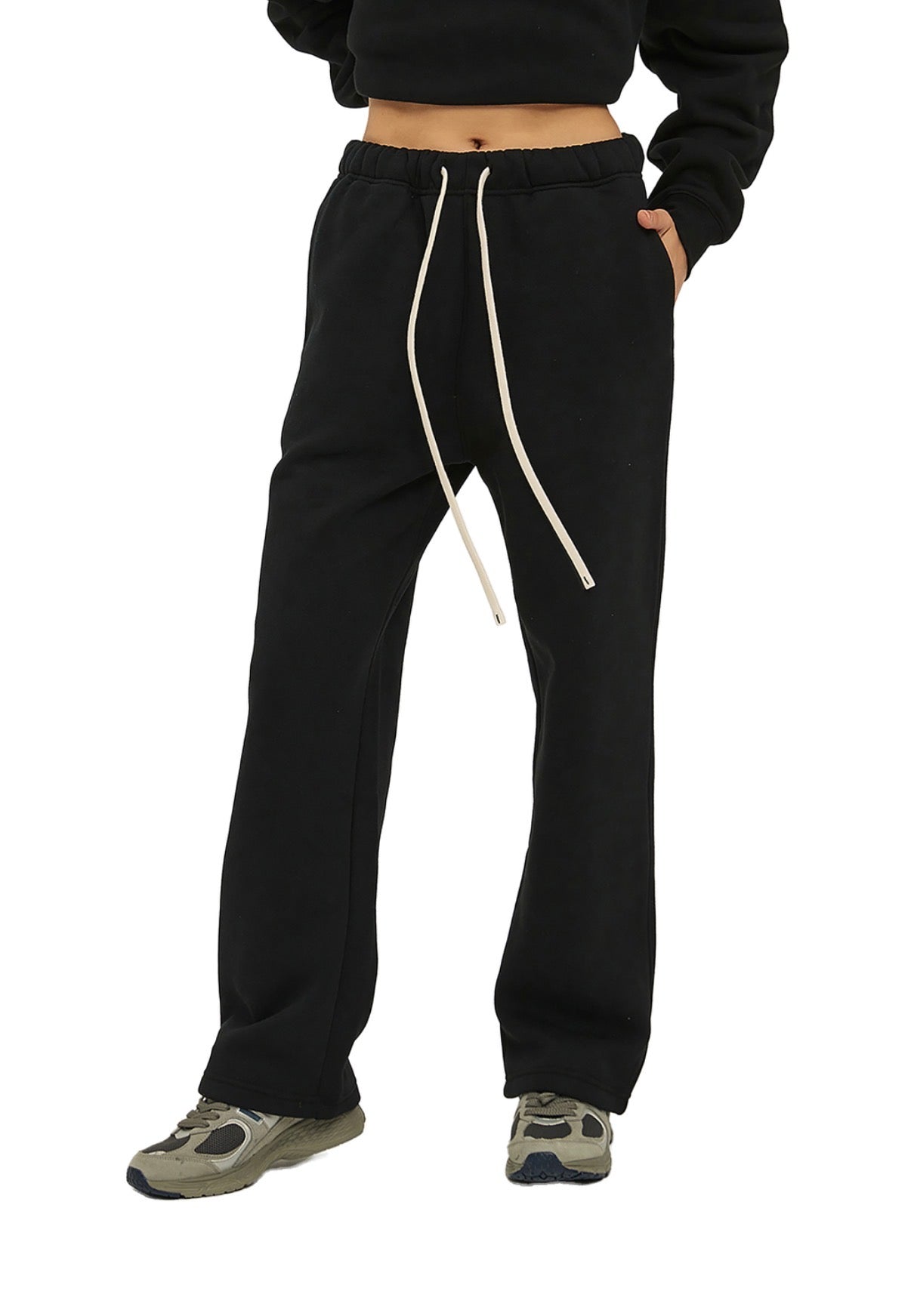 Heavyweight Straight Leg Sweatpants | Unisex Fleece Track Pants