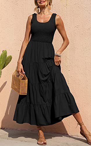 Harriet Dresses | Sleeveless Tiered Maxi Dress