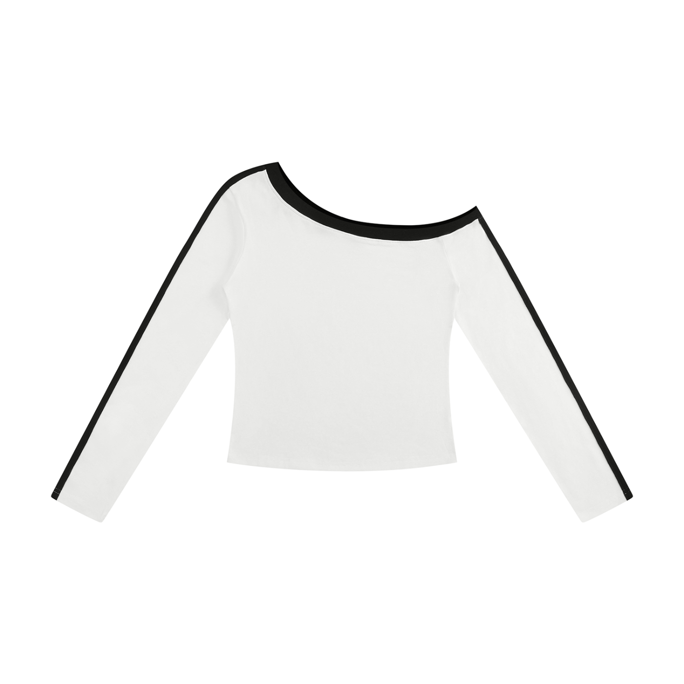 Women’s Color Block Off-the-Shoulder T-Shirt