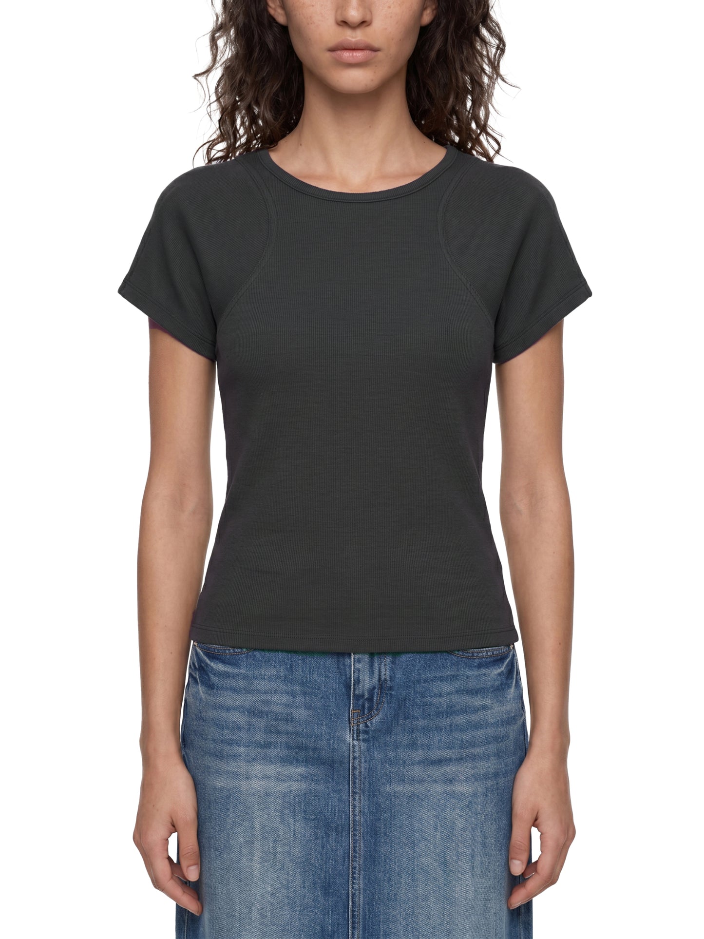 Contour Tee | Women’s Slim Fit Panel T-Shirt